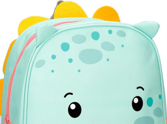 Roll Road School Hand Lunch Bag Green Dinosaurs