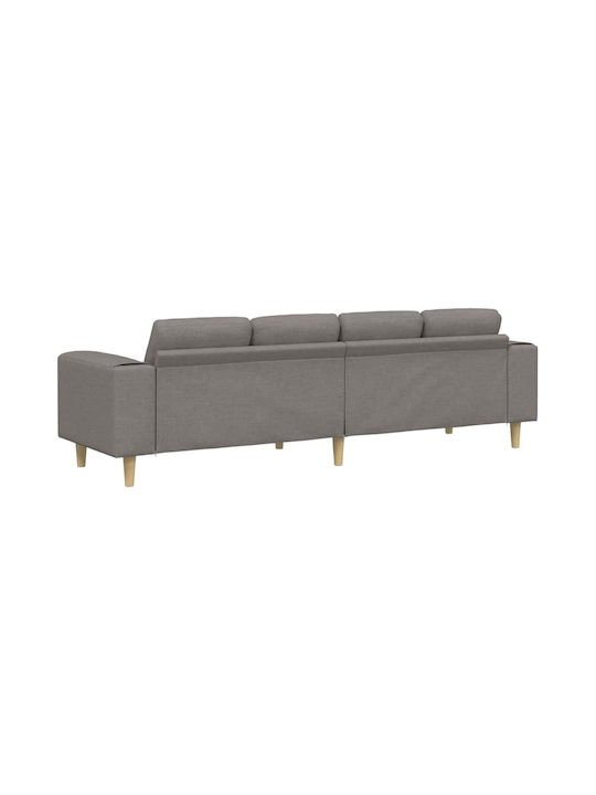 Четири места Диван Текстил Taupe 250x77x76см.