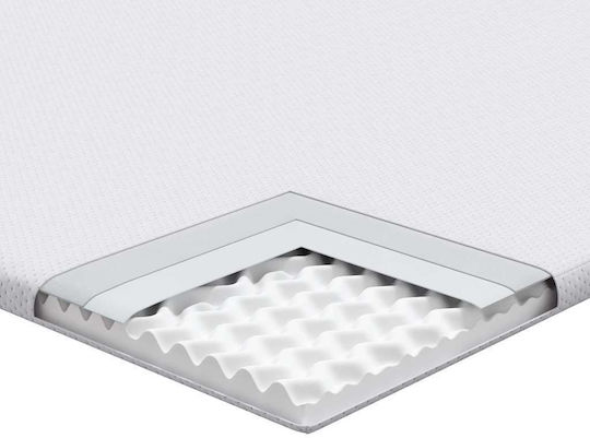 vidaXL Mattress Topper Double Polyester 140x190x6cm