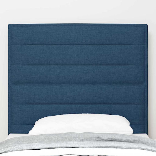 vidaXL Kopfteil für Bett Stoff Blau 100x88 cm