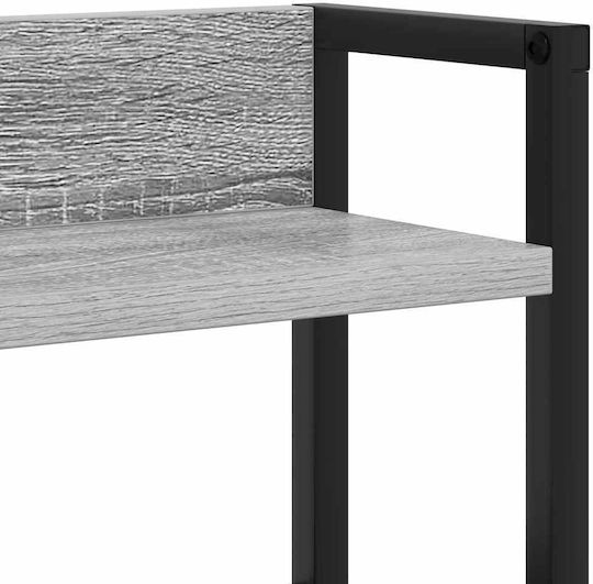 vidaXL Tăblie De Pat Din Lemn Gri Sonoma 150x98cm