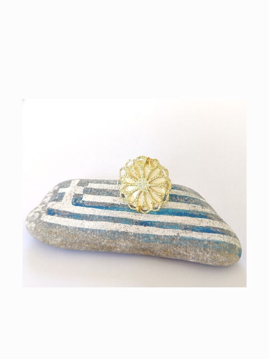 Loua Jewels Γυναικείο Δαχτυλίδι Επιχρυσωμένο