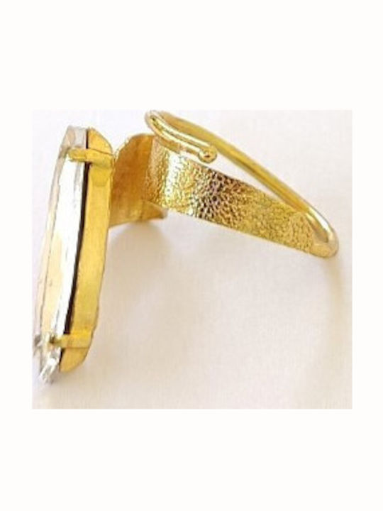 Loua Jewels Ring with Stones Gold Plated
