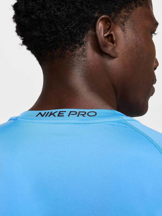 Pro Dri-Fit Αθλητική Μπλούζα Κοντομάνικη Blue