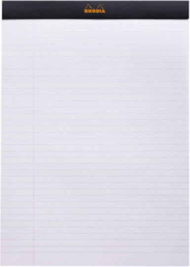 Rhodia Bloc Notes Cu dungi Negru