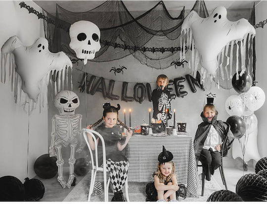 Σετ 6 Μπαλόνια Halloween Latex Μαύρα