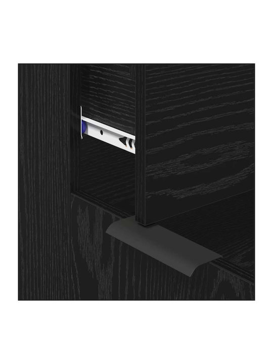 Bufet cu Sertare Black Oak 60x30x70cm