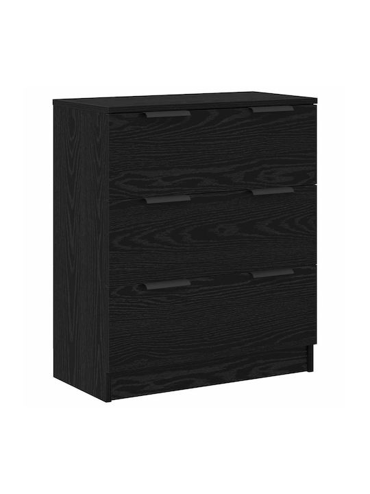 Bufet cu Sertare Black Oak 60x30x70cm