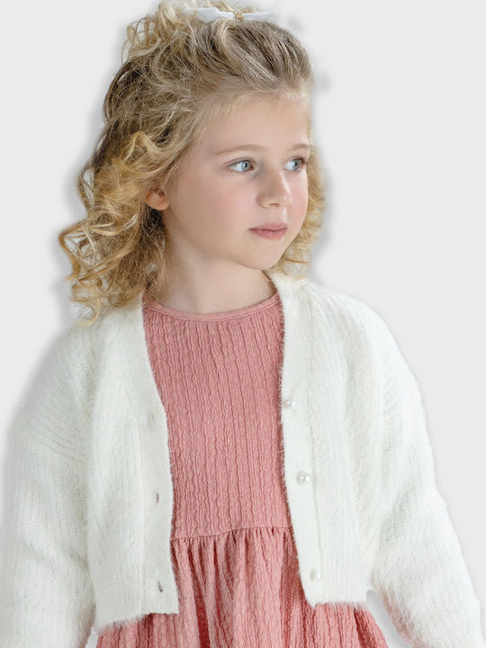 Kids Cardigan Knitted Ecru