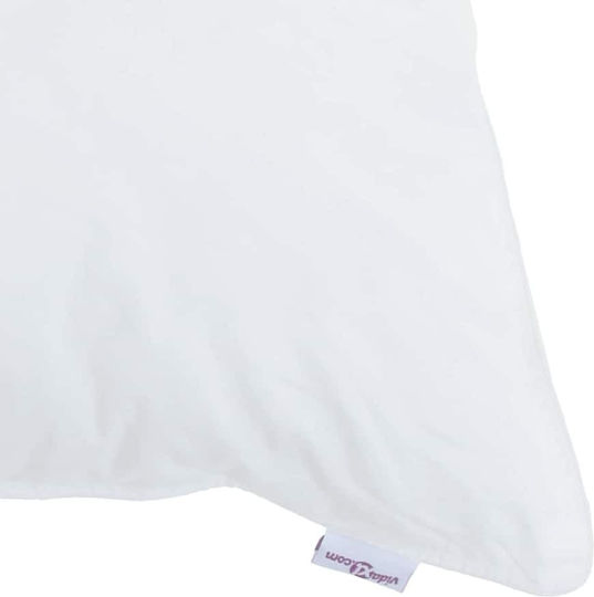vidaXL Duvet Set Single with Microfiber Filling 135x220cm White 2pcs