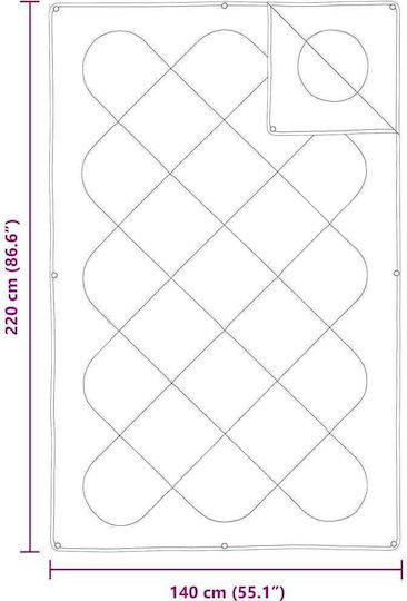 vidaXL Bettdecken-Set Einzelbett mit Microfiber-Füllung 140x220cm White 2Stück