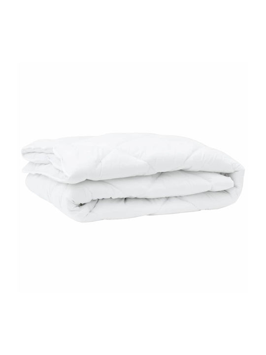vidaXL Bettdecken-Set Großes Doppelbett mit Microfiber-Füllung 240x200cm White 3Stück