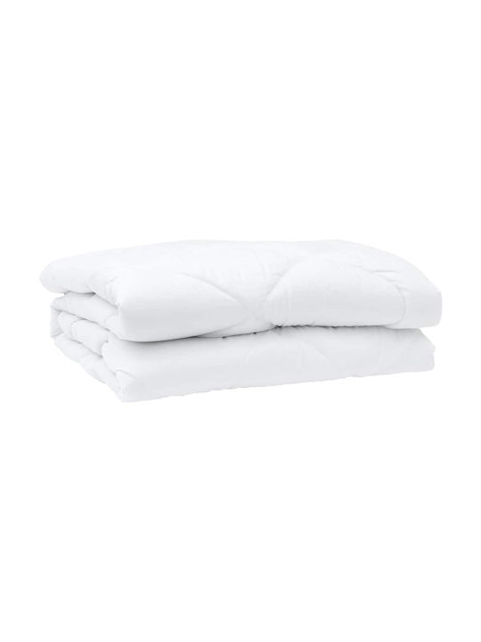 vidaXL Bettdecken-Set Großes Doppelbett mit Microfiber-Füllung 240x200cm White 3Stück