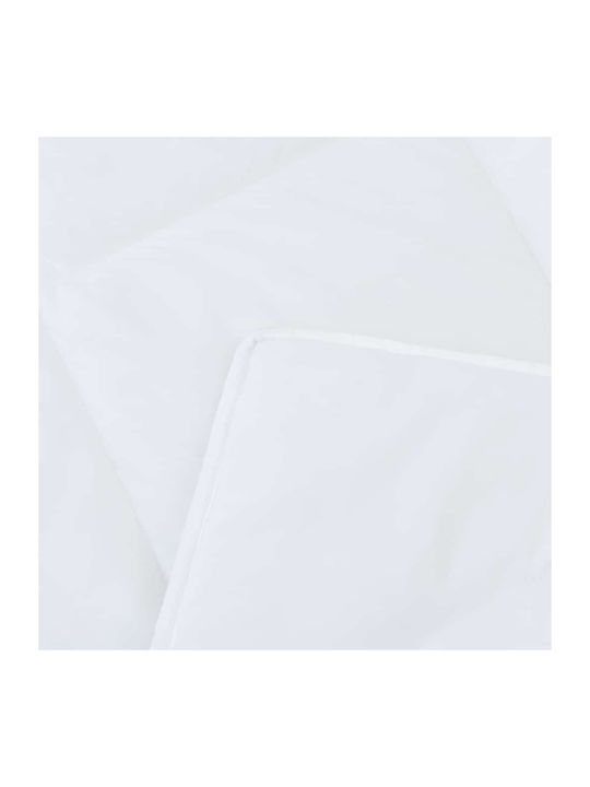 vidaXL Bettdecken-Set Doppelbett mit Microfiber-Füllung 200x220cm White 3Stück