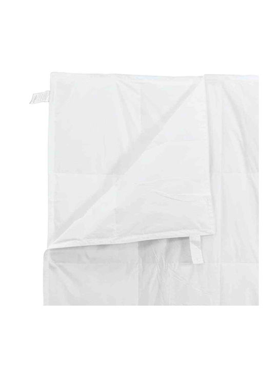 vidaXL Bettdecken-Set Doppelbett mit Microfiber-Füllung 200x200cm White 3Stück