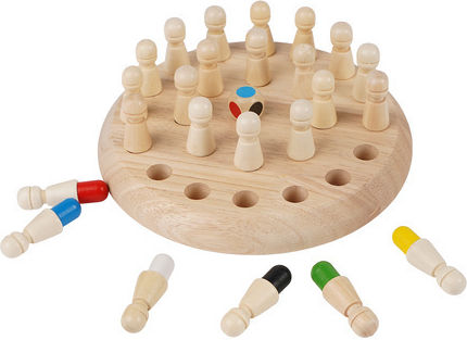 Kruzzel Holz-Schachfiguren Braun