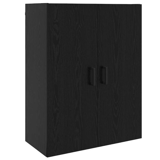 vidaXL Badezimmerschrank B69.5xT34xH90cm Schwarz