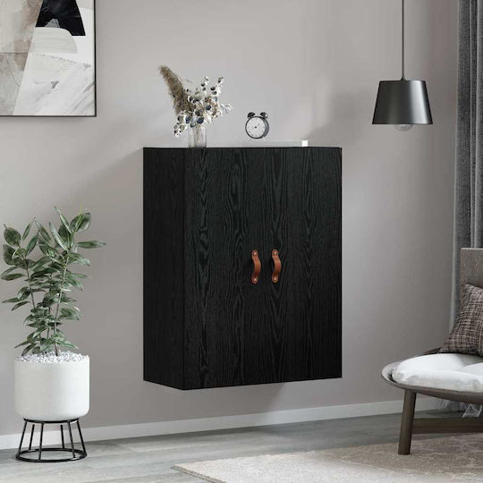 vidaXL Bathroom Cabinet L69.5xW34xH90cm Black