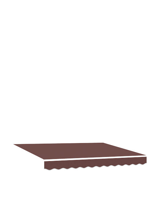 vidaXL Terrace Wall Tent Brown 3.5x2cm