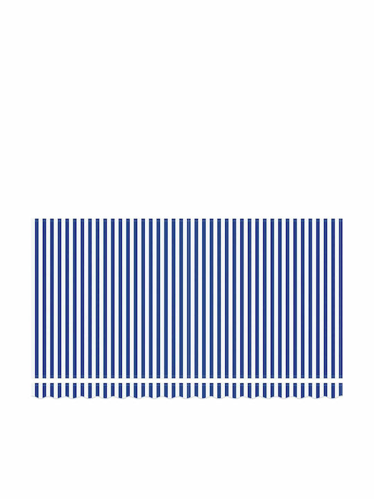 vidaXL Zelt Terrasse mit LEDs Blau 3.5x2m