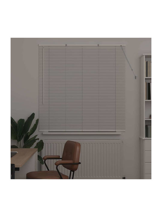 vidaXL Shade Blind Aluminum in White Color L130xH130cm