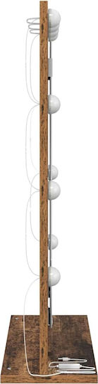 Vidaxl Oglindă de Toaletă din Lemn Masiv Vechi 70 x 50 x 18 cm Maro