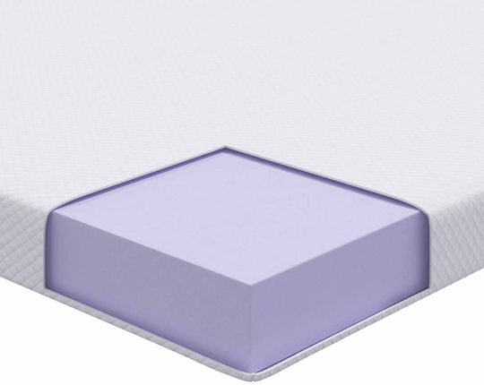 vidaXL Топ Матрак Двоен Полиестер 140x200x10см