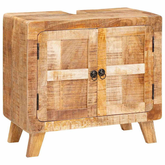 vidaXL Ντουλάπι Μπάνιου Πλυντηρίου 60x33x55cm Καστανιά