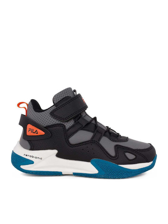 Memory Kids Sneakers High with Scratch Black
