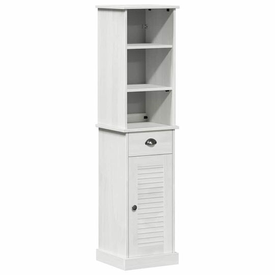 vidaXL 3328536 Στήλη Μπάνιου Τοίχου 37x34x150cm Καφέ
