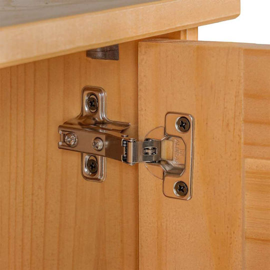 vidaXL Bathroom Cabinet L60xW27xH161cm Brown