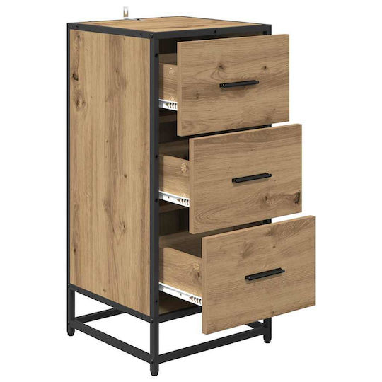 vidaXL Ντουλάπι Μπάνιου 35.5x35x76cm Δρυς