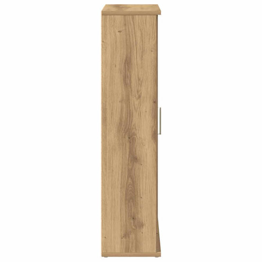 vidaXL Ντουλάπι Μπάνιου 39x22x90cm Δρυς
