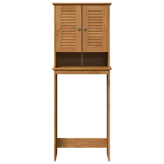 vidaXL Bathroom Cabinet L60xW27xH161cm Brown