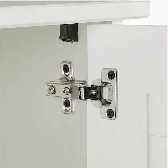 vidaXL Ντουλάπι Μπάνιου 37x34x80cm Λευκό