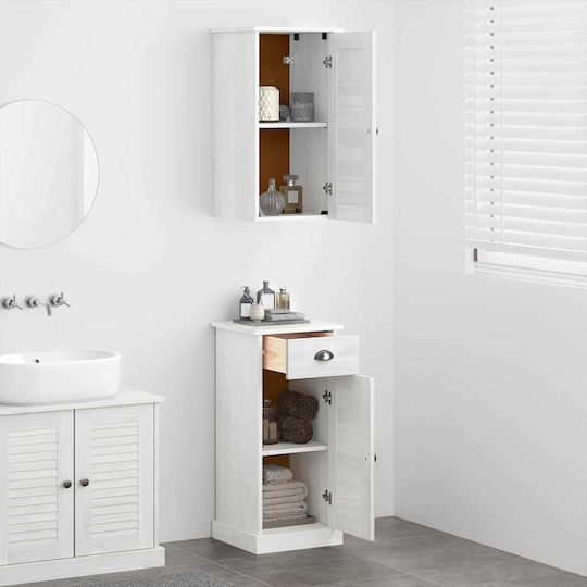 vidaXL Bathroom Cabinet L37xW34xH80cm Brown