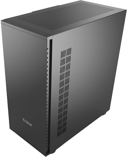 PCCOOLER IE200 Gaming Middle Tower Carcasă Calculator cu Fereastră Laterală Negru