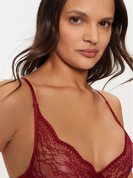 Isabelle Bra without Padding Underwire Burgundy