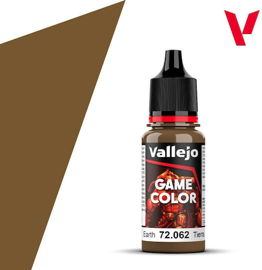 Acrylicos Vallejo Game Model Making Paint Earth 18ml