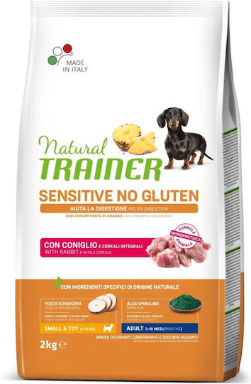 Natural Trainer Adult Sensitive Mini 2kg Ξηρά Τροφή για Ενήλικους Σκύλους Μικρόσωμων Φυλών με Κουνέλι