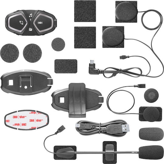 Interphone Connect Ενδοεπικοινωνία Μονή για Κράνος Μηχανής με Bluetooth