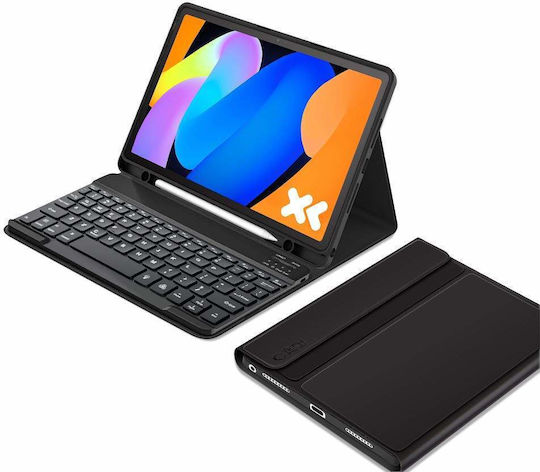 Tech-Protect Smartcase Klappdeckel mit Tastatur im Englisch US Schware (Lenovo Idea Tab 11.0 TB-336)