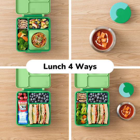 Omie Omiebox Plastic Kids' Food Container Green