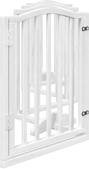 vidaXL Divider de verandă pentru Câini de Culoare Alb 300 x 60cm