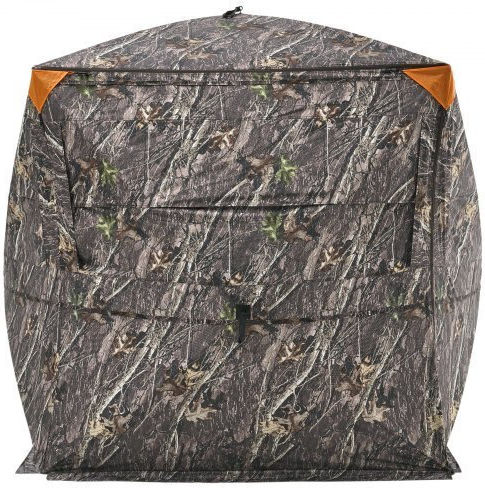 Vevor Hunting Blind See Through Σκηνή Κυνηγιού Καφέ για 5 Άτομα 178x178x205εκ.