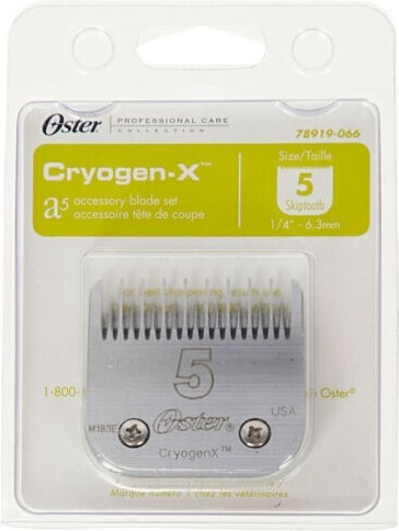 Oster Mașină de Tuns Câini Lamă Clipping Blades Cryogen X 5 6.3mm