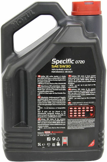 Motul Specific Синтетичен Масло за Автомобили 5W-30 5лт