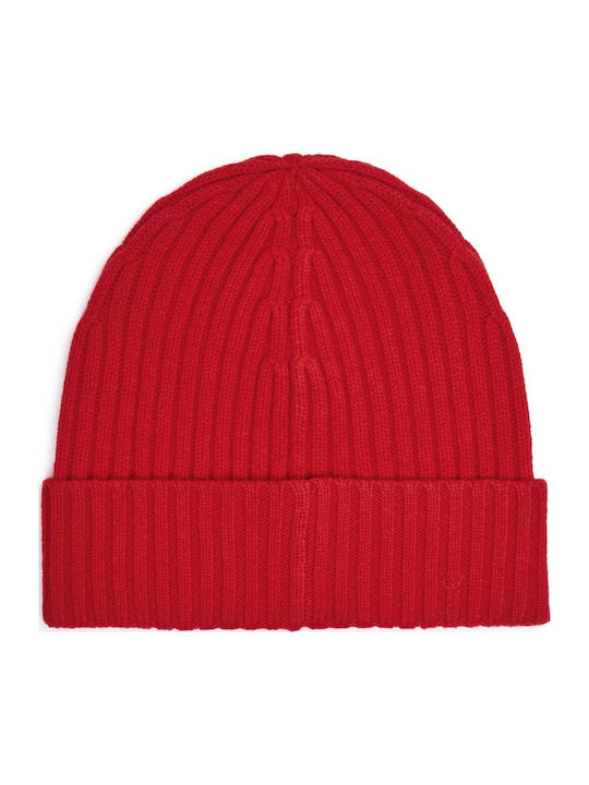 Beanie Beanie Knitted in Red color