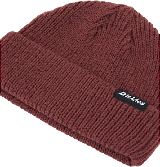 Woodworth Beanie Männer Beanie Gestrickt in Burgundisch Farbe