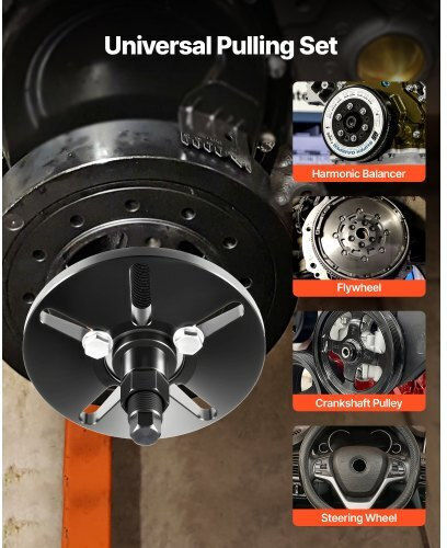 Vevor Harmonischer Schwungradabzieher Entfernen & Installations-Tool-Kit Schwungrad Kurbelwelle